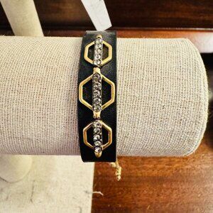 Stella & Dot Terra leather bracelet great condition